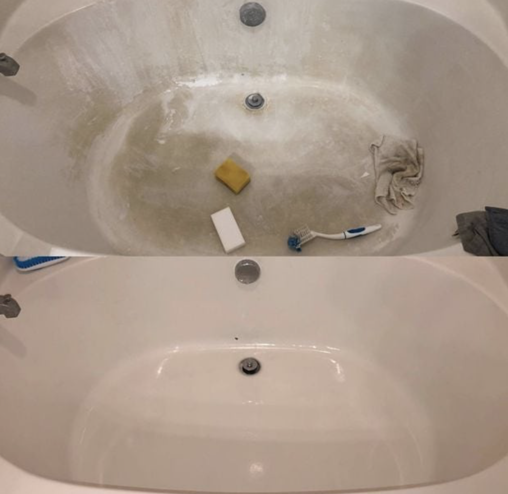 how to clean bathtub - how to clean a disgusting bathtub - image 2