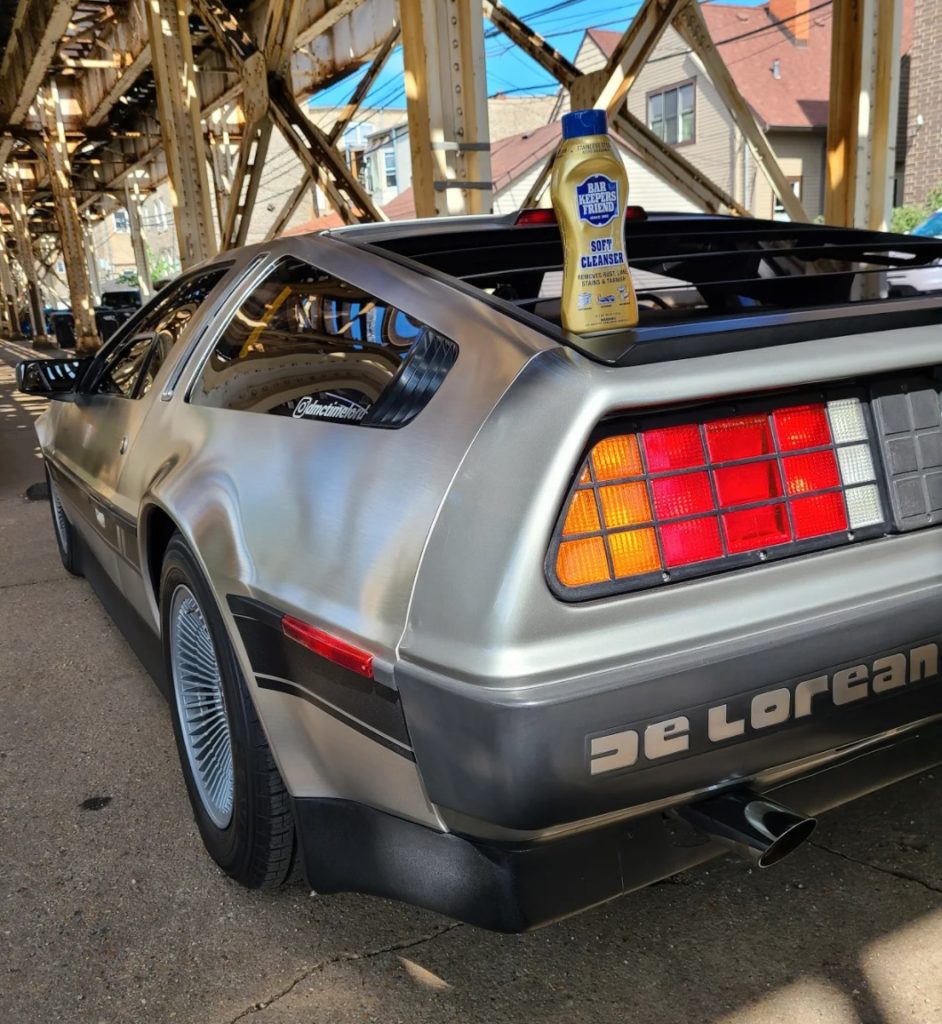 cleaning with bar keepers friend - delorean - image 4